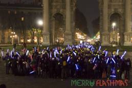 Flashmob - partecipanti a Merry Flasmas